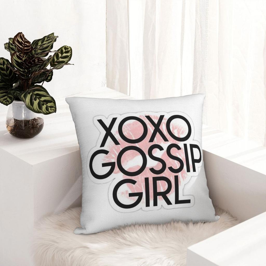 Classic Movie Gossip Girls Square Pillowcase Cushion Cover Pillow Case Throw Pillow Cover for Home Bedroom Car