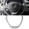 For BMW 3 Series Interior Accessories Steering Wheel Cover Silver Carbon Fiber Steering Frame Carbon Fiber Finish
