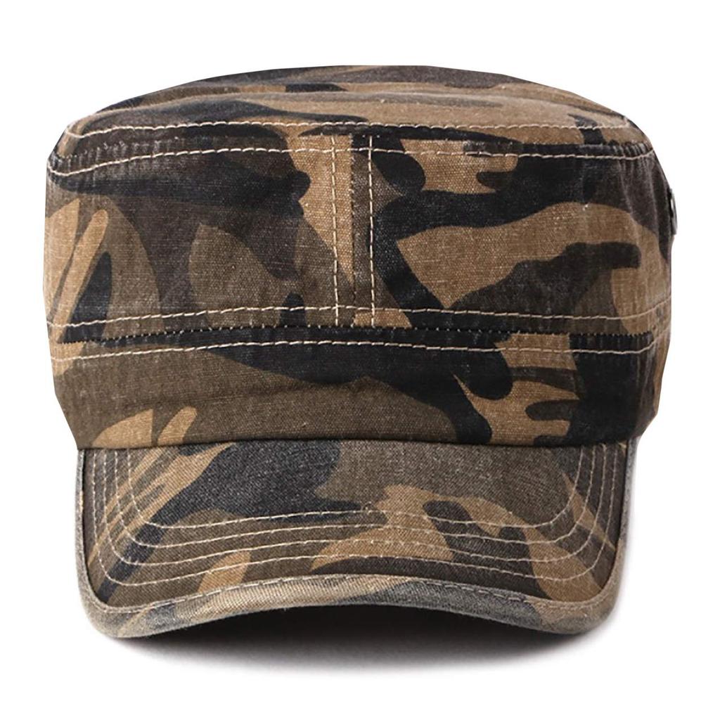 БЕЛАЯ КЛЫК Военная кепка Шляпа Рабочая кепка Повседневная Камуфляж Страйкбол CA417 Мужская (02 коричневый)