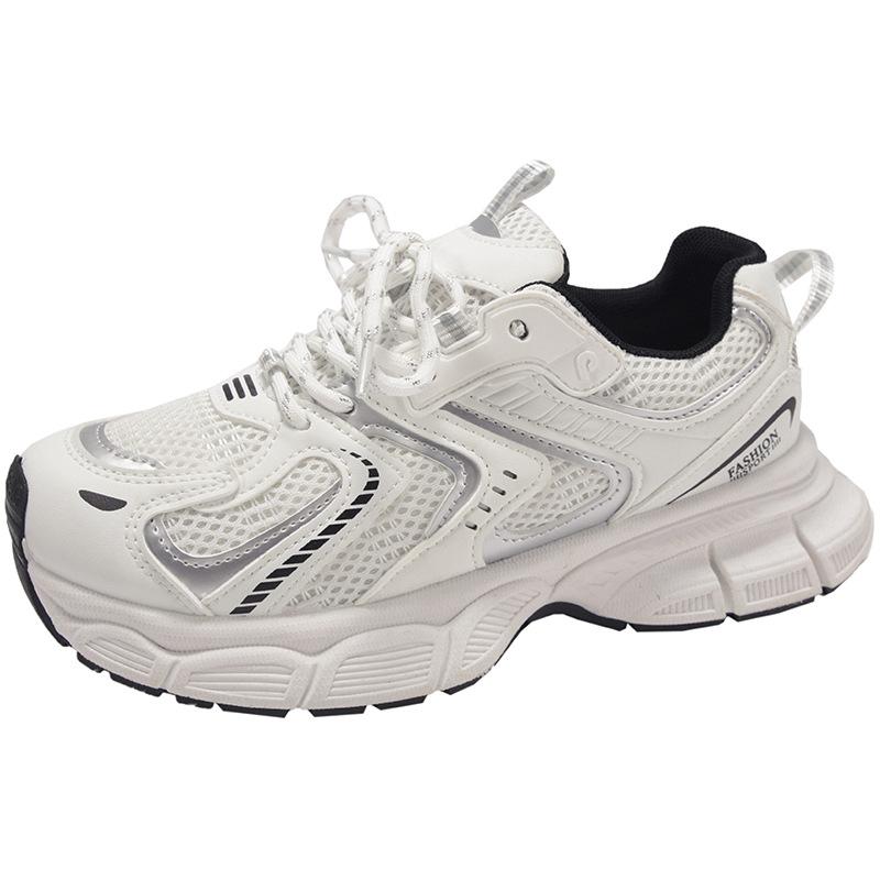 Ретро Париж шоу ноги маленькая платформа папы обувь женская новинка 2025 весна и осень легкий увеличивающий рост универсальная спортивная обувь