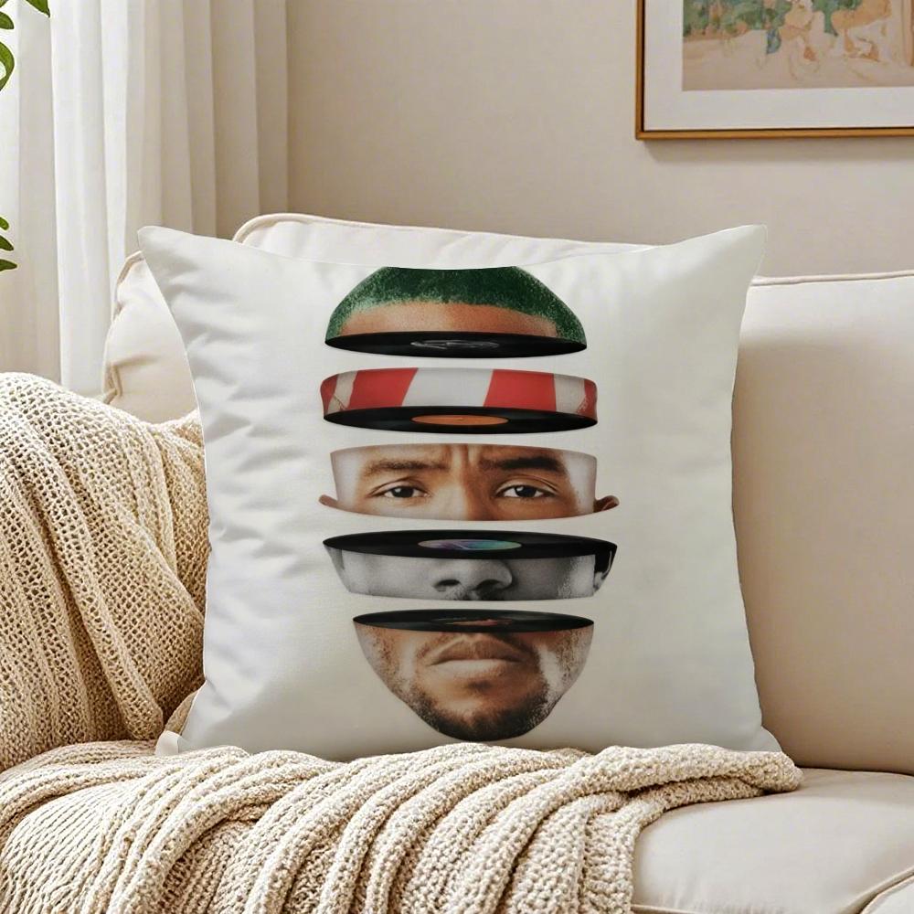 Smooth RB American Singer FFrank Ocean Cushion Cover Pillowcase Antidustmite living Room Sofa Decor Cushion Room