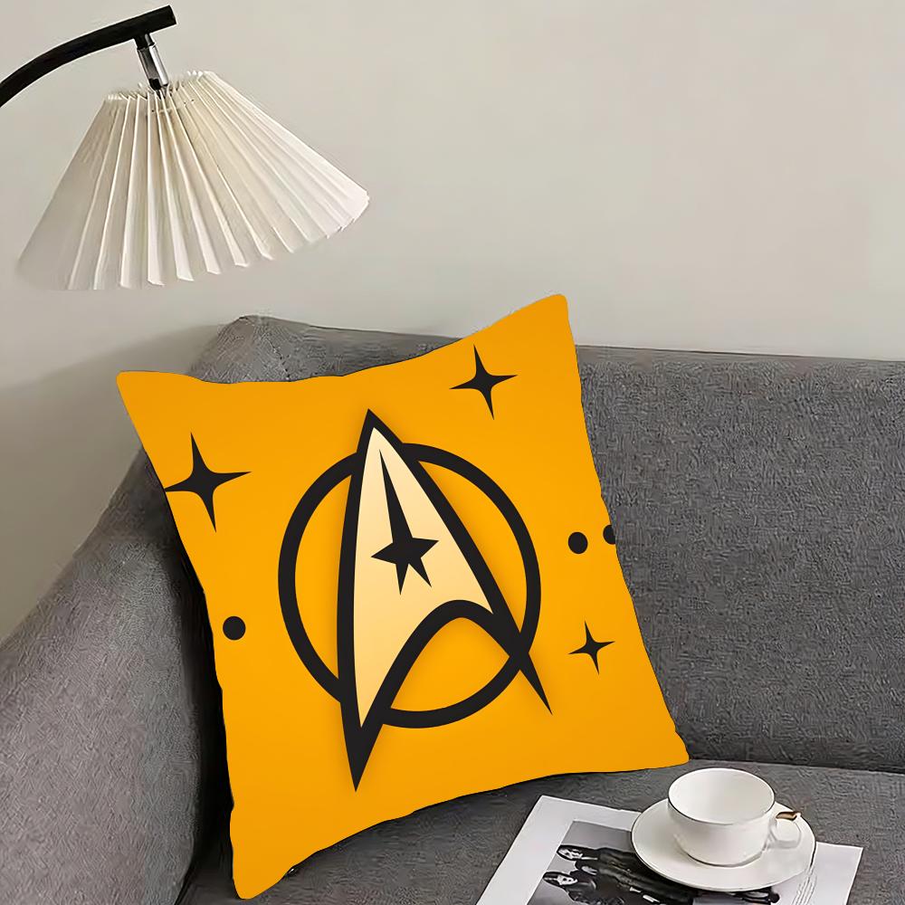 Звезда T-Trek Shipp Бренд Наволочка Подушка Ультра Мягкая Кожевенная Ткань Облачный Комфорт и Скрытая Молния