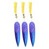 1/3Pcs Kpop Hunter Cosplay Dart Prop with Yellow Tassels Halloween Costume Party Cartoon Inspired Hunters Stiletto Weapon Role-play Accessory
