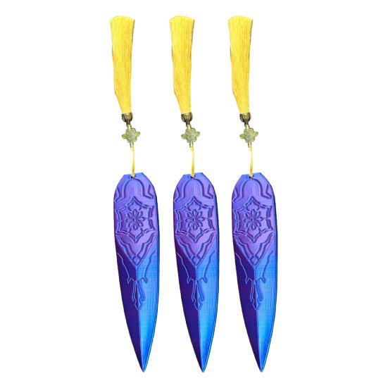 1/3Pcs Kpop Hunter Cosplay Dart Prop with Yellow Tassels Halloween Costume Party Cartoon Inspired Hunters Stiletto Weapon Role-play Accessory