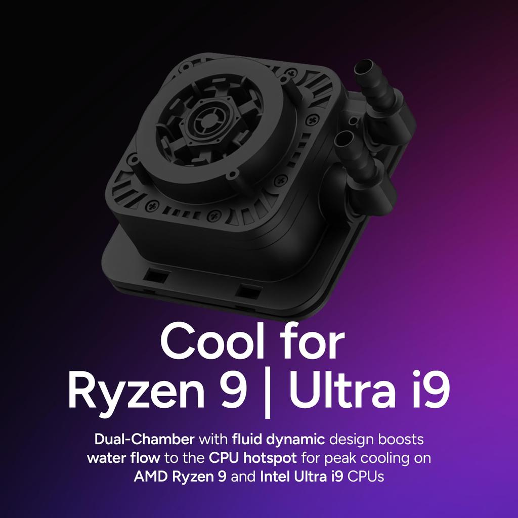 Система жидкостного охлаждения ЦП Cooler Master MasterLiquid ML360R RGB [Совместима с Intel/AMD] FN1254 MLX-D36M-A20PC-R1