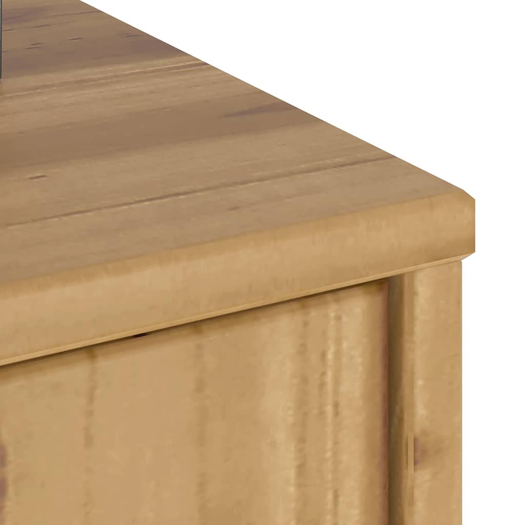 Side Cabinets 5 Pcs ODDA 40x24x79 cm Solid Pine Wood