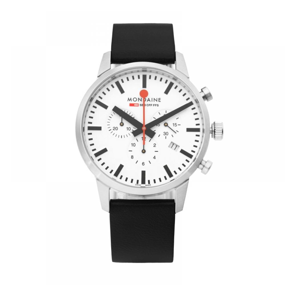 Mondaine Msd.41411.lbv Классический хронограф Дата Мужские часы из веганской кожи