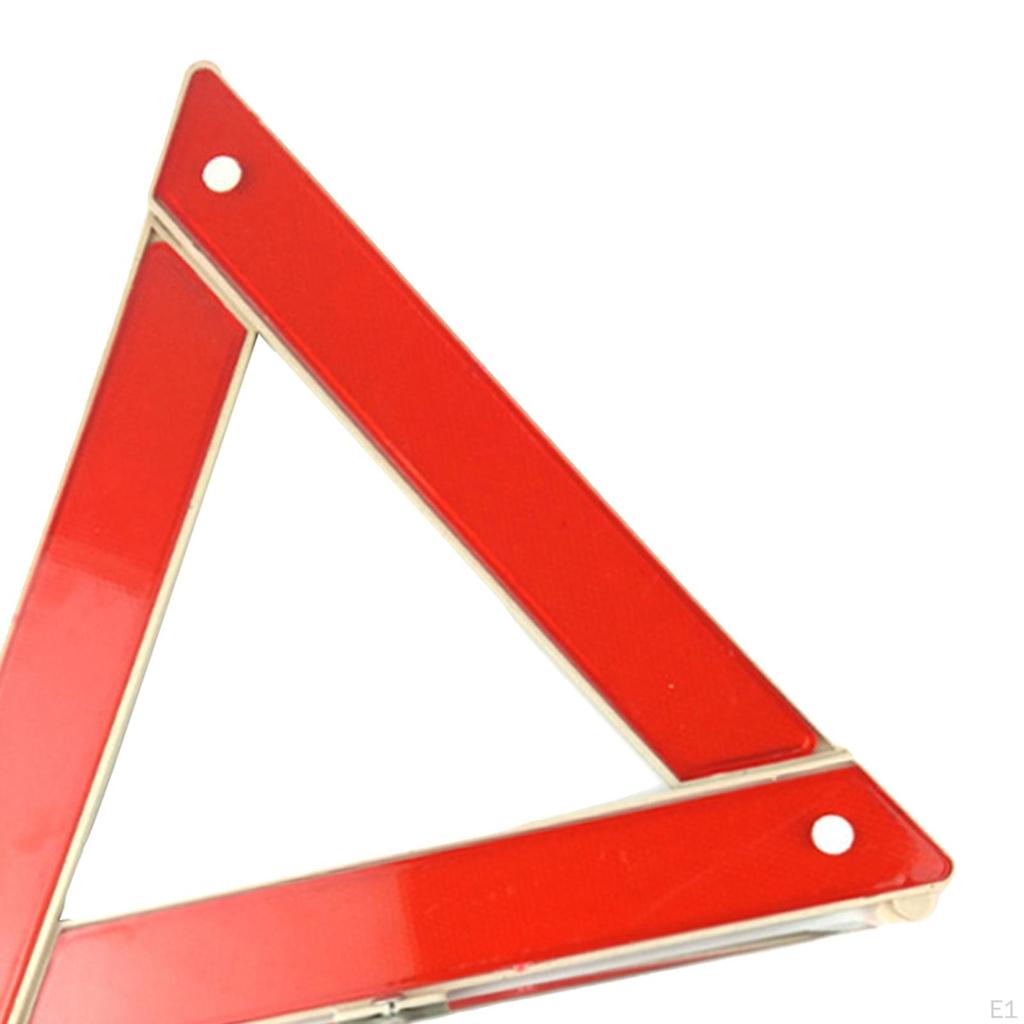 Foldable Safety Triangle Emergency for Vehicles Reflector Strip Warning