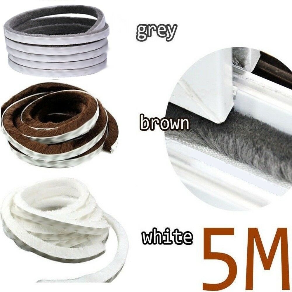 Gadgets Windproof Tape Rainproof Self Adhesive Door and window seal Sealing Strip Pile Weatherstrip