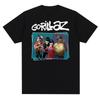 Музыкальная группа Gorillazs Punk Rock Print 90-е Повседневная одежда с коротким рукавом Трендовая летняя мужская футболка с круглым вырезом