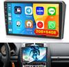 9-дюймовая автомобильная стереомагнитола с радио, Car-play, GPS-навигацией, совместимая с P-eugeot 407 2004-2008, Android 14