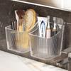 Multifunctional Transparent Storage Rack Holder Punch Free Wall-Mounted Storage Organization Kitchen Cabinet Storage Box