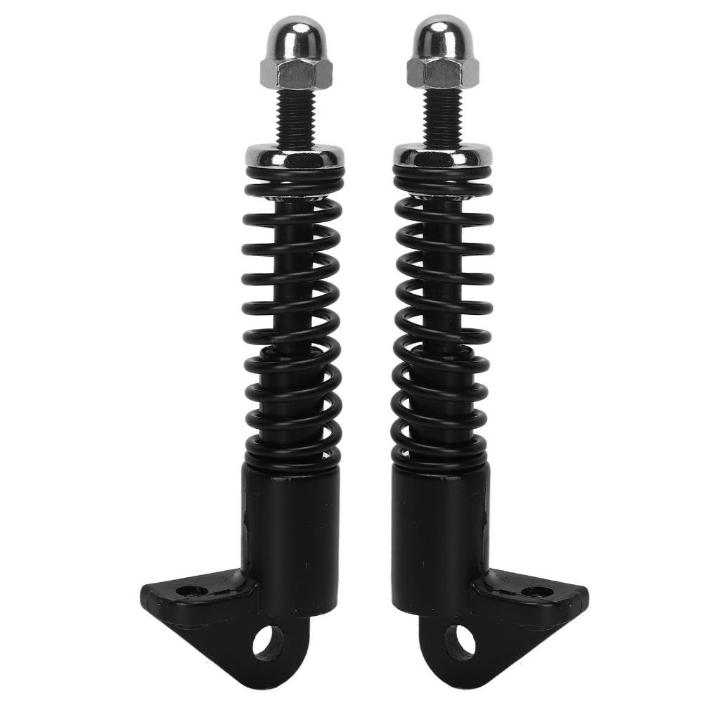1 Pair Black Hydraulic Spring Shock Absorber Aluminum Hydraulic Front Shock Absorber Electric Bike