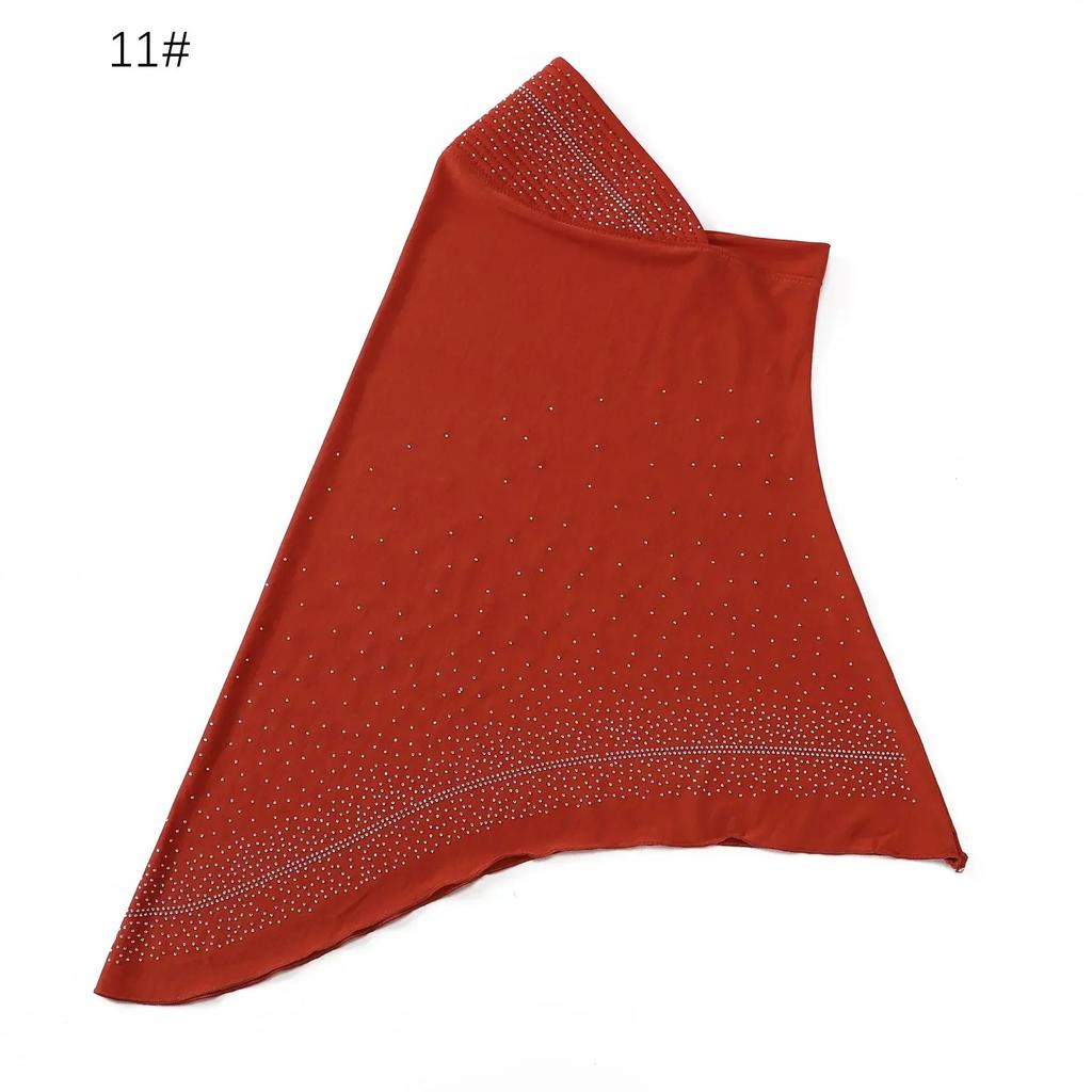 Рамадан мгновенный хиджаб женский мусульманский шарф цепочка платок обертывания эластичный головной убор шея шали Амира исламская молитва хиджабы тюрбан