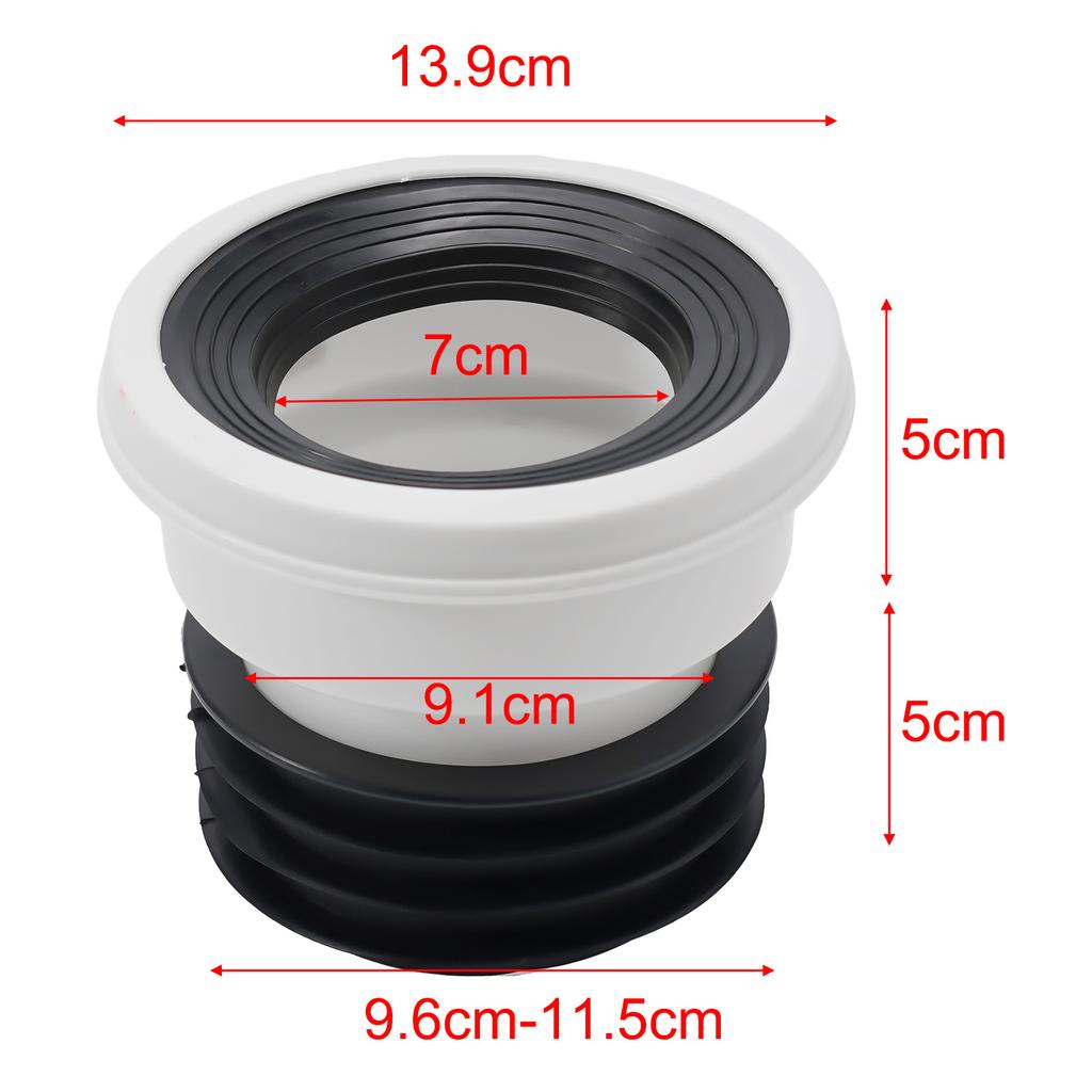 Ванная комната Унитаз Переключатель Насадки для унитаза Насадка для сливной трубы для унитаза Насадки для сливной трубы из ПВХ Фитинги для сливной трубы