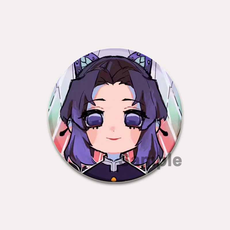 32/44/58 мм мультяшные броши ручной работы «Убийца демонов» Камадо Тандзиро/Хашибира Иносукэ, булавка Кочоу Синобу/Камадо Незуко Цуюри Канао, значок