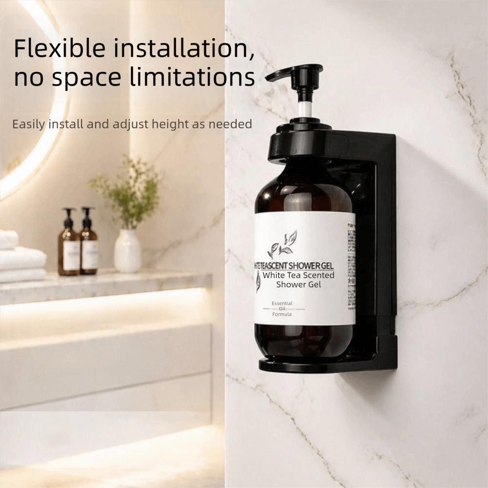 Easy Installation Bathroom Dispenser Rack 1/2/3 Head Bathroom Soap Holder Tile Surface