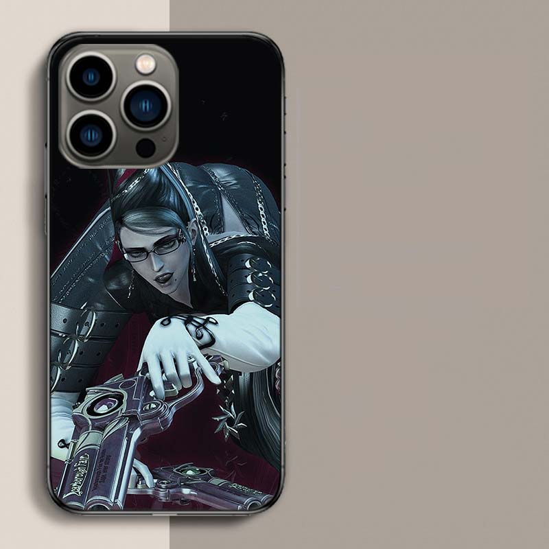 Чехол Bayonetta для iPhone 17 Air 15 Pro 14 Plus 16 Pro Max 12 13 Mini 11 16E X XS. Милый чехол в стиле фунда.