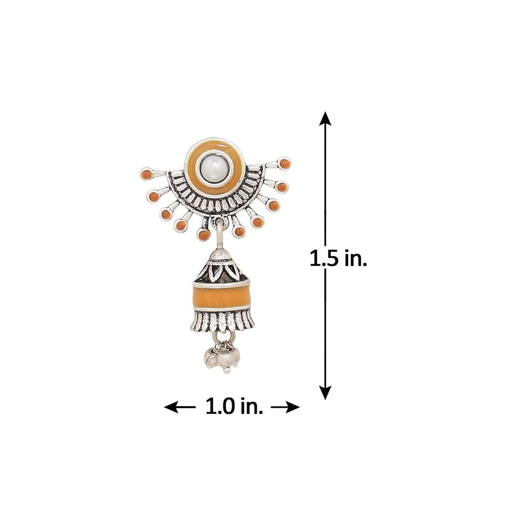 Серьги Voylla Sanwari Bell Motif Jhumka для женщин и девочек