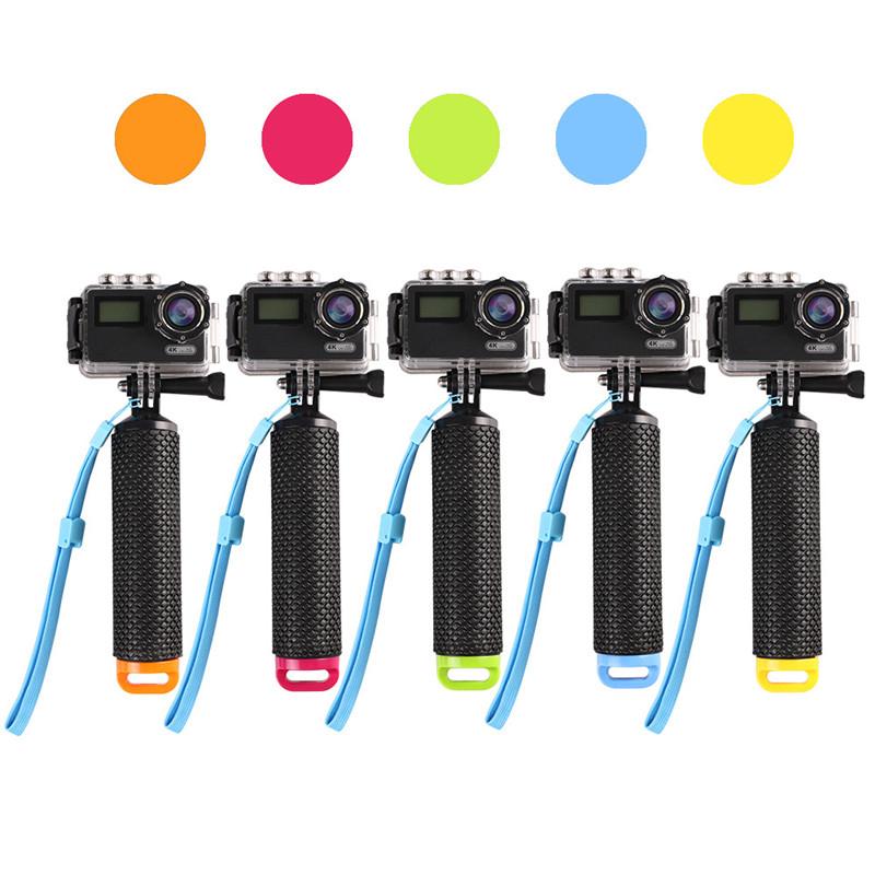 Floating Hand Grip Waterproof Monopod for GoPro Hero 13 12 11 10 9 8 Handler Handle Mount Accessories for Underwater Snorkeling