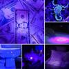 Светодиодный УФ-фонарик 365 нм 395 нм Blacklight Scorpion УФ-свет детектор мочи домашних животных Масштабируемый ультрафиолетовый уличный кемпинговый свет
