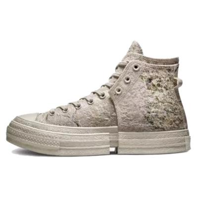 Feng Chen Wang x Chuck Taylor All Star 1970s 2 в 1 Модные Крутые Высокие Эспадрильи Унисекс Молочно-Белый