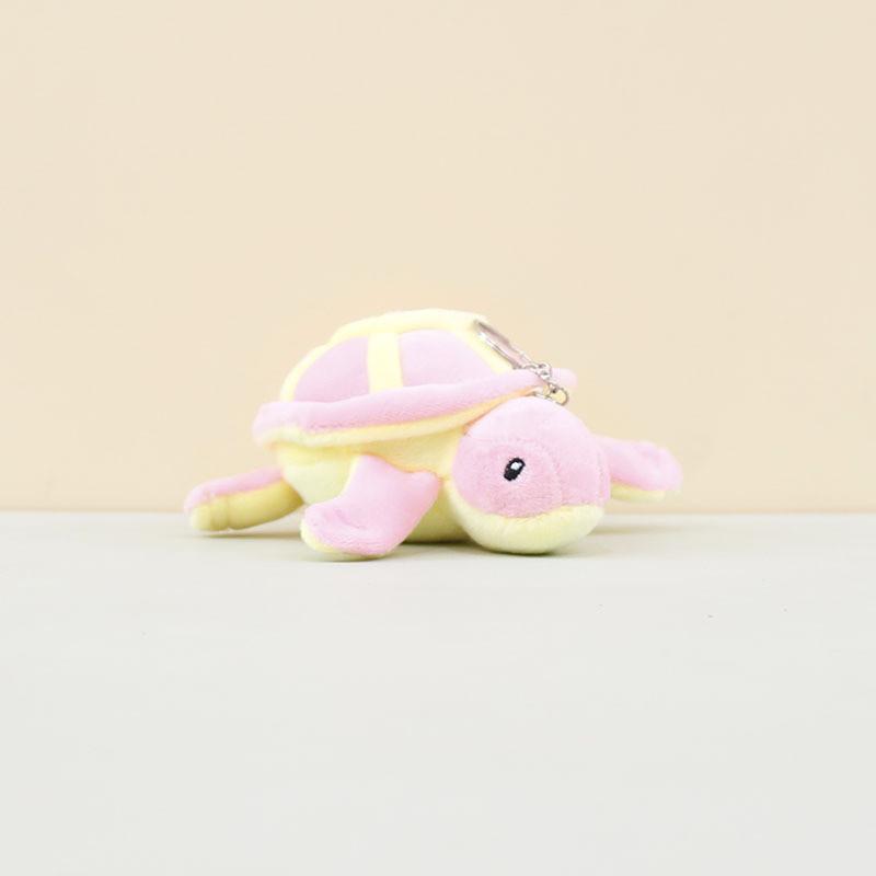 Adorable Cute Plush Turtle Keychain Accessory Soft Stuffed Animal Doll For Bags