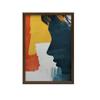 Peace Profile Peace Profile, 40X50 Cm, Black Aluminum Frame, 230 Gsm Matte Paper