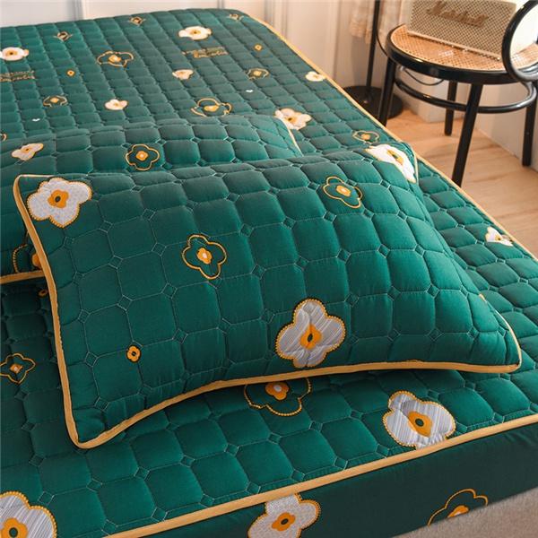 Модный 100% хлопок, толстый наматрасник, наматрасник, наматрасник, мягкий наматрасник, моющийся простынь, домашний текстиль