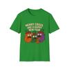 Unisex Softstyle T-Shirt Merry Crisis Monsters Gingerbread Panic Funny Christmas