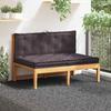 Palette Cushions 2 pcs Cotton Anthracite
