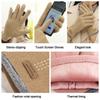 Warm Winter Gloves Touchable Screen Driving Mittens Hot Sale Skiing Gloves  Cycling Driving