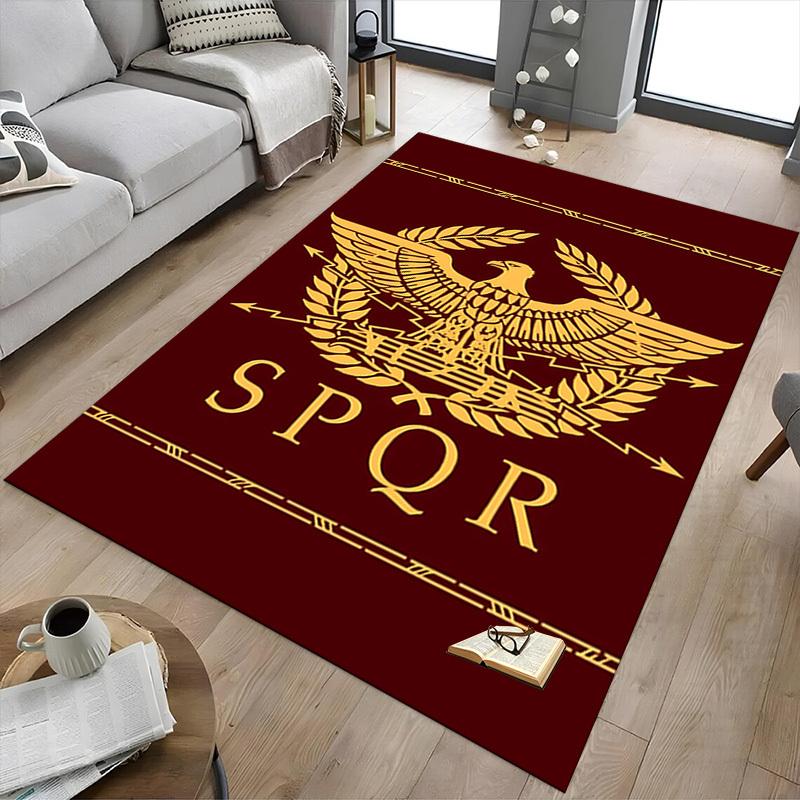 1 шт. Ковер с орлом SPQR, Коврик для офиса, Коврик для улицы, Декор для дома, Ковер-зона, Фестиваль