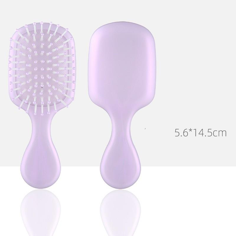 Мини-детская расческа для волос, однотонная массажная расческа для волос для мам и детей, маленькие портативные дорожные щетки для волос, уход за волосами