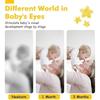 Babys Black and White High Contrast Flash Cards Visual Stimulation Card Montessori Toys Learning Educational Toys for Baby Gifts