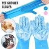 Pet Grooming Cleaning Gloves Dog Cat Bathing Shampoo Glove Scrubber Magic Dishwashing Cleanner Sponge Silicon Hair Removal Glove