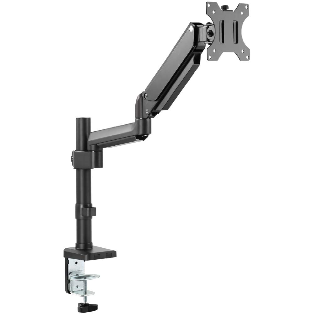 Archiss LCD Display Gas Spring Horizontal Inch 8kg Load Matte Arm, Type, 4-Axis, Clamp/Grommet Mounting, 17-32 Compatible, Capacity, Black, AS-MABS01