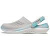 Literide Lightning Shoes Мраморный узор Пляжные сандалии Клоги Унисекс Сандалии Жемчужно-белые 207634-1DU