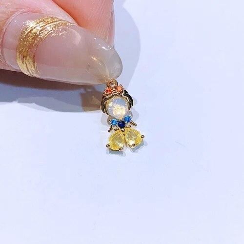 MIGGA новые сказки, маленький циркон, кулон принцессы с камнем, ожерелье золотого цвета, регулируемая цепочка