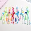 Rainbow Color Hand-Woven Pendant Mobile Phone Universal Lanyard Mobile Phone Bag Key Accessories Gift Pendant