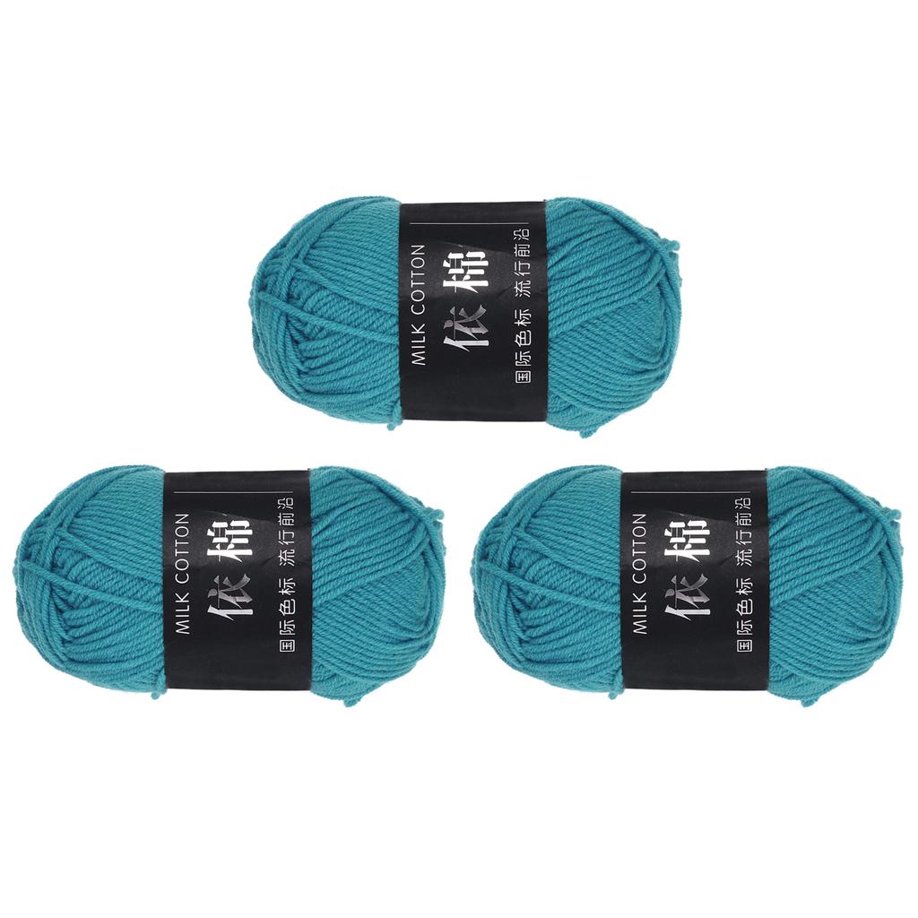 3 мотка хлопковой пряжи, 60% хлопок, 40% акрил пряжа для вязания крючком, пряжа для пледа для вязания крючком золото