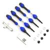 4 Pcs Rr Drive Shaft Steel Driveshaft CVD Replacement for   Slash Rustler Hoss   VXL 4X4 1/10 Remote control Car