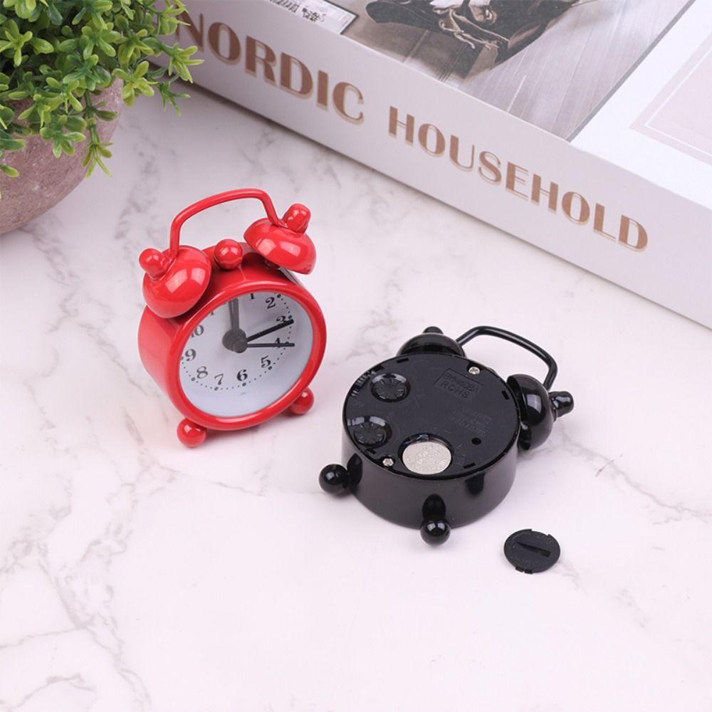 Простой мини-будильник Бесшумные маленькие настольные часы Многофункциональный прикроватный будильник Прикроватный