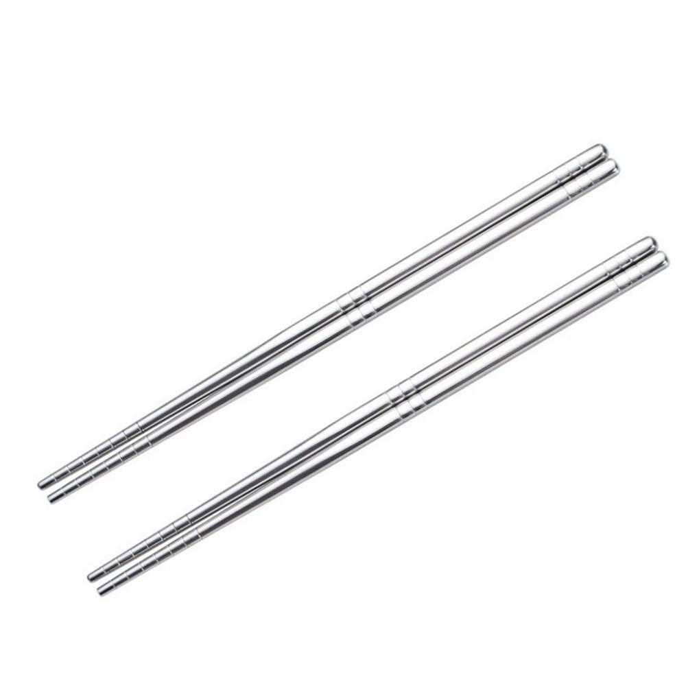 High Temperature Sterilizable Non-slip Tableware Metal Chopsticks Chopsticks Kitchen Accessories