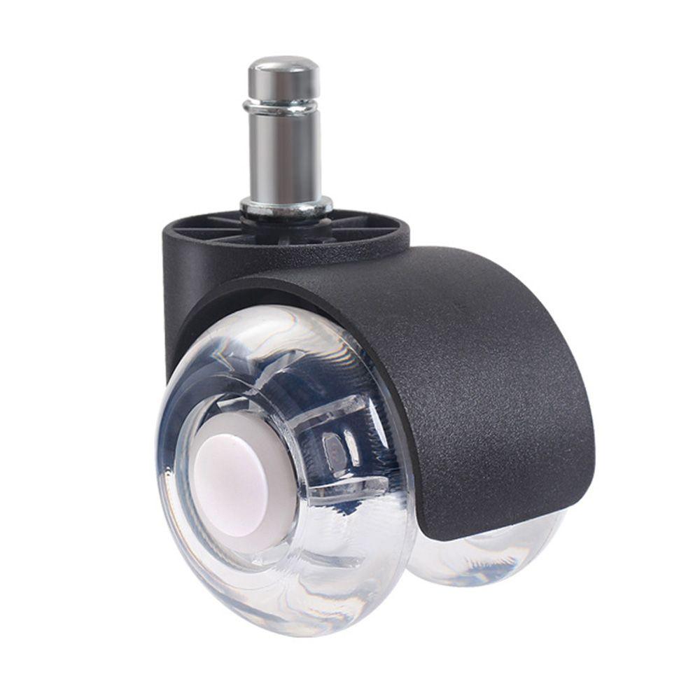 Office Pulley Rollers Wheel Swivel Chair Caster Mute Wheel Office Chair Wheels Furniture Caster