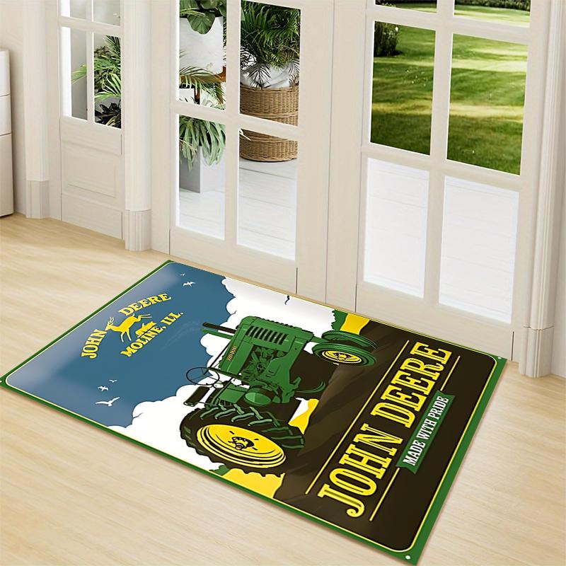 John Deere Pride Moline Carpet Rug Soft Washable Antislip Home Living Room Sofa Mats Personalized Christmas Rug
