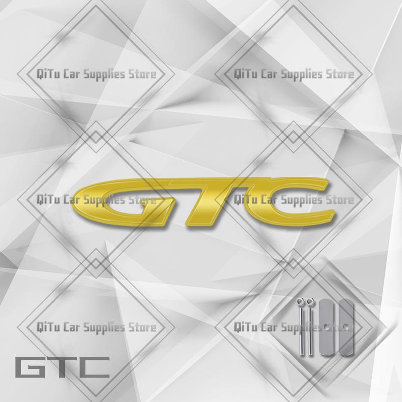 Zinc Alloy GTC Badge Car Body Trunk Emblem 3D Grille Sticker For Opel Vauxhall OPC Corsa Astra Vectra Crossland Meriva Junior GS