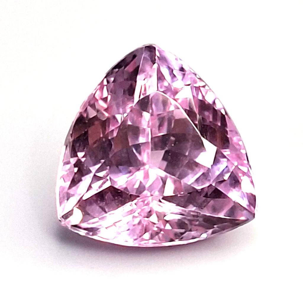 Natural Light Pink Sapphire 9-11 Ct Trillion Cut Certified Beautiful Gemstone