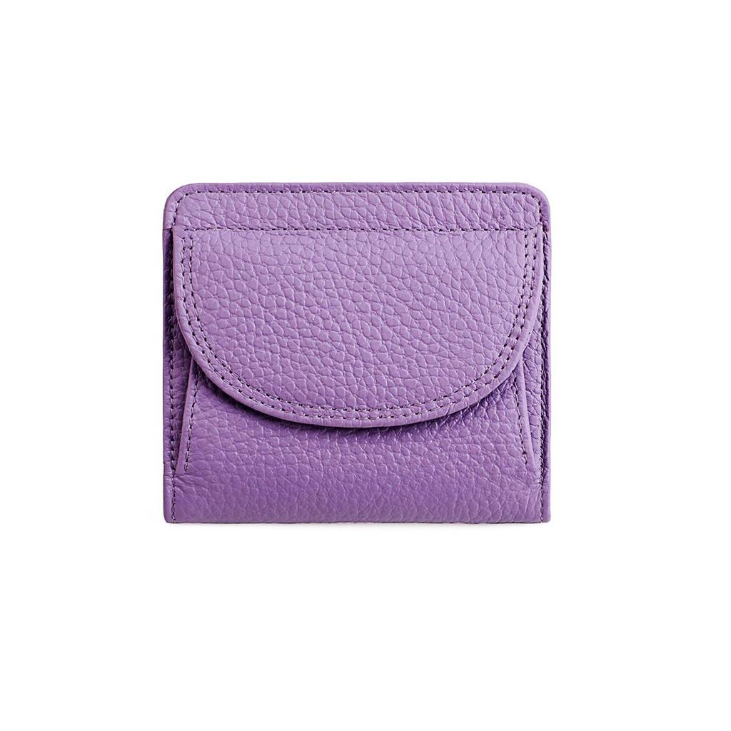 Japanese-Style RFID Genuine Leather Mini Wallet - Simple & Fashionable Coin Purse
