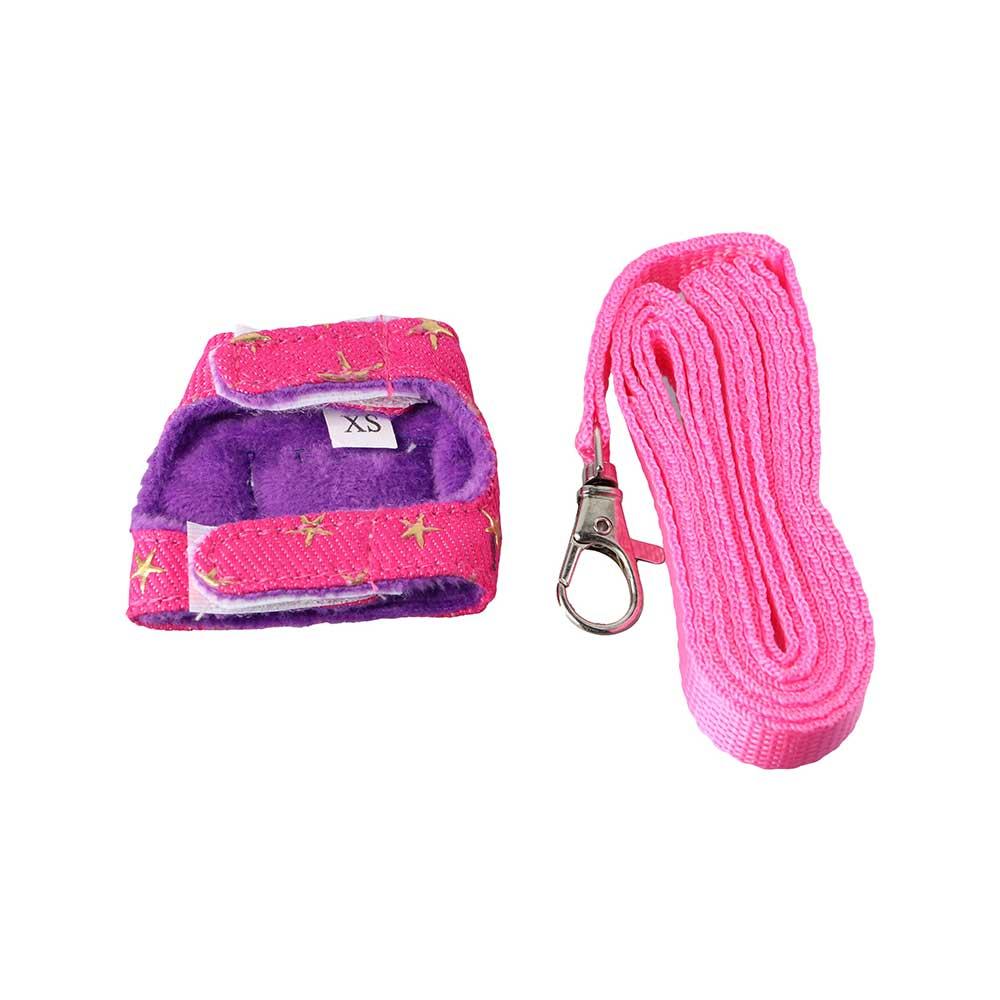 Safety Cute Ferret Adjustable Squirrel Harness Leash Leads Hamster Vest Chest Strap